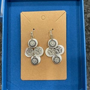 🛍️5/$5🛍️ Mother of Pearl disc earrings